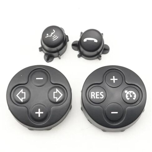 Steering Wheel Mounted Cruise Control Switch Butto Multifunction Steering Wheel Cruise Control Switch Trim Button Cover Lid/Fit for BMW MINI Cooper R55 R56 R57 R58 R59 R60 R61 2007-14 in Saudi Arabia