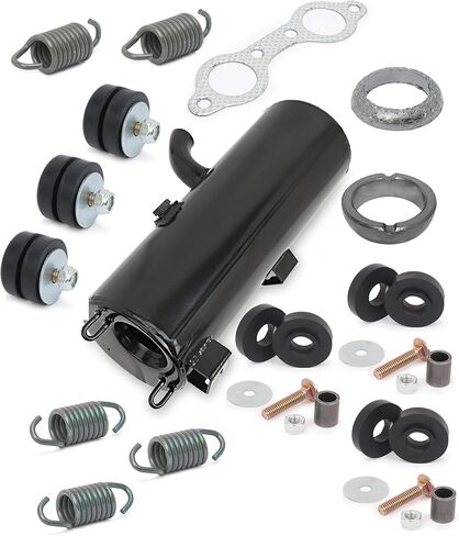Muffler Silencer KIT W SEALS/SPRINGS Fits Polaris SPORTSMAN 700 4X4 2002-2007 in Saudi Arabia