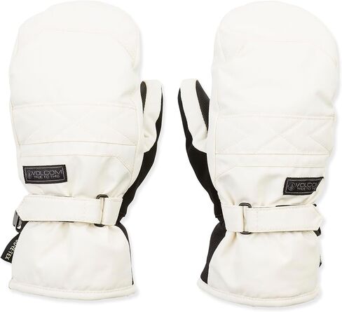 Volcom Women's Peep GORE-TEX Snowboard Mitt – Waterproof, Thinsulate™ Insulation, Grip Palm, Bone, Large in Saudi Arabia