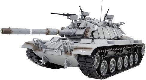 دبابة FunXylophy RC للبالغين، 1/16 2.4G دبابة القتال الرئيسية الألمانية Leopard 2A7 مع الصوت والضوء، مركبة قتال مدرعة عسكرية in Kuwait