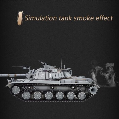 دبابة FunXylophy RC للبالغين، 1/16 2.4G دبابة القتال الرئيسية الألمانية Leopard 2A7 مع الصوت والضوء، مركبة قتال مدرعة عسكرية in Kuwait