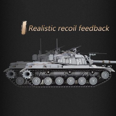 دبابة FunXylophy RC للبالغين، 1/16 2.4G دبابة القتال الرئيسية الألمانية Leopard 2A7 مع الصوت والضوء، مركبة قتال مدرعة عسكرية in Kuwait