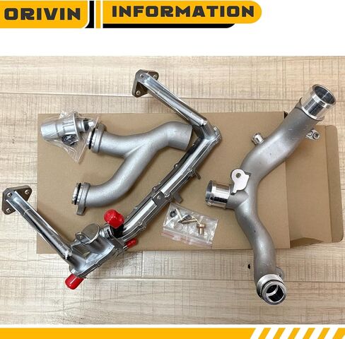 مجموعة نظام أنابيب المياه المبردة المعدنية لسيارة Land Rover LR4 Range Rover Sport & Jaguar XF XJ XE 3.0L V6 لاستبدال LR075991، LR092992، LR028136، LR049990 in Kuwait