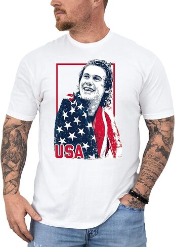 Jack Hughes Shirt - USA Gold Hockey Tshirt, American Flag Hockey Hero T-Shirt, Patriotic Sports Fan Tee, USA Pride Hockey Lover Gift Men Women for Game Day Sports Supporters in Saudi Arabia