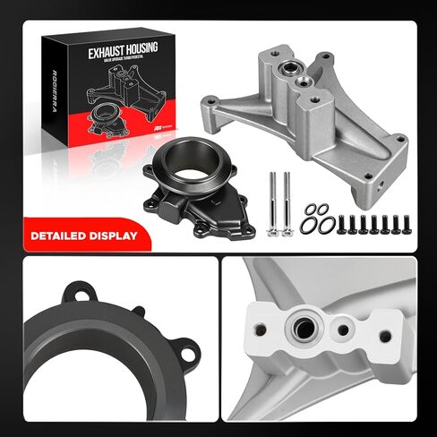 Non-EBP Valve Upgrade Turbo Pedestal & Exhaust Housing for 1999.5-2003 Ford 7.3L Powerstroke - Complete Turbo Pedestal & Housing Replacement Kit with Bolts in Saudi Arabia