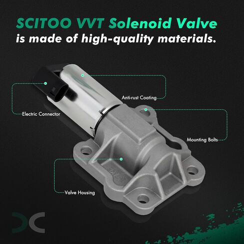 صمام الملف اللولبي للسحب والعادم VVT من SCITOO لسيارة فولفو S60 2001-2009 2012 2014، لسيارة فولفو S80 2002-2006 2008-2014، بديل لـ 918-196,918196 in Kuwait