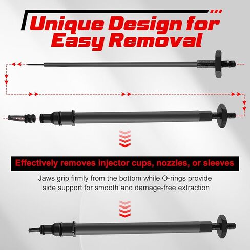 Injector Cup Nozzle Tube Remover and Installer Tool Compatible with Detroit Diesel DD13 DD15 DD16 Heavy Duty Alternative, Replace OEM J-47388-A W470589000700 MHO64002 in Saudi Arabia