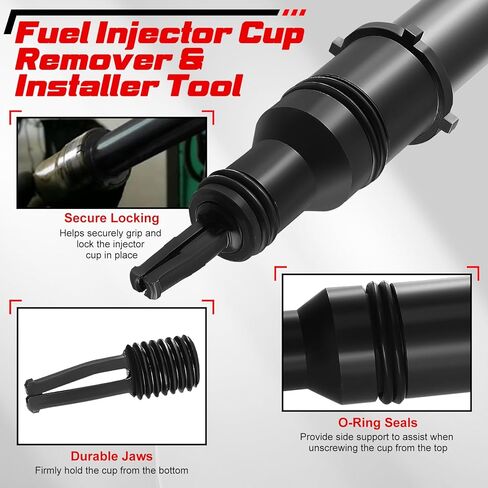 Injector Cup Nozzle Tube Remover and Installer Tool Compatible with Detroit Diesel DD13 DD15 DD16 Heavy Duty Alternative, Replace OEM J-47388-A W470589000700 MHO64002 in Saudi Arabia