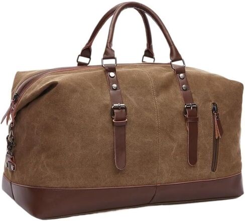 Hand Luggage Bag Retro Canvas Outdoor Travel(white-Dinosaur Doodle4) in Kuwait