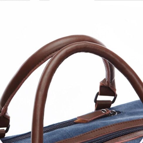 Hand Luggage Bag Retro Canvas Outdoor Travel(white-Dinosaur Doodle4) in Kuwait