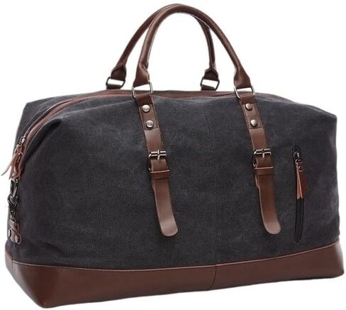 Hand Luggage Bag Retro Canvas Outdoor Travel(D) in Kuwait