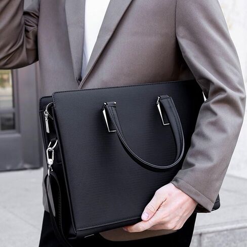 Men's Portable Briefcase Business Crossbody Computer Bag Commuting Meeting Male Package(D) in Kuwait
