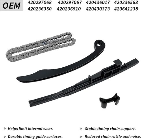 Timing Chain Guide Tensioner Kit Compatible with Can-Am Outlander Commander Renegade Maverick Max 1000 1000R OEM# 420436017 420236583 420236510 in Saudi Arabia