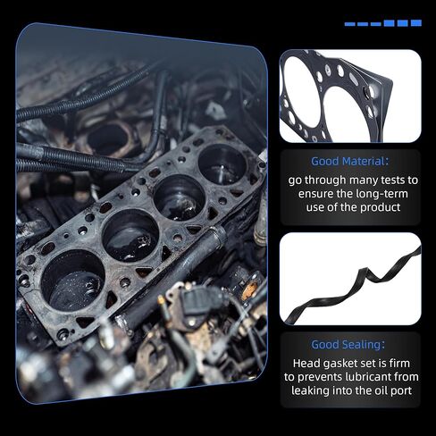 Timing Chain VVT Gear Sprocket Kit & Head Gasket with Bolt Set Fits for Toyota Prius 2010-2013, for Toyota Prius V 1.8L L4 2012-2013, #13070-0T010 HS26515PT in Saudi Arabia