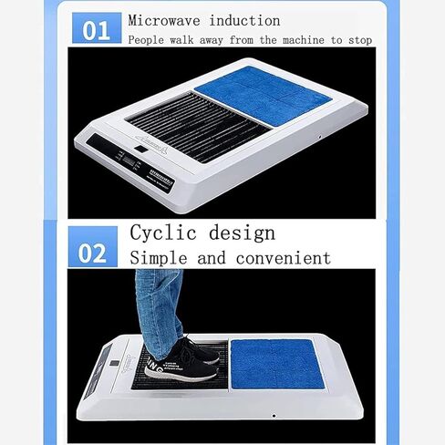 آلة تنظيف النعل، آلة تنظيف نعل الأحذية الأوتوماتيكية بالكامل، فرشاة أحذية المدخل، ملمع منظف الأحذية التلقائي، منظف الأحذية بدون ماء، للمنزل والمكتب in Kuwait