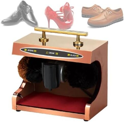 Automatic Electric Shoe Polisher – Induction Technology for Home & Public Use – Titanium Finish for Effortless Shine & Easy Care – Smart Cleaning Device for All Shoes in Saudi Arabia