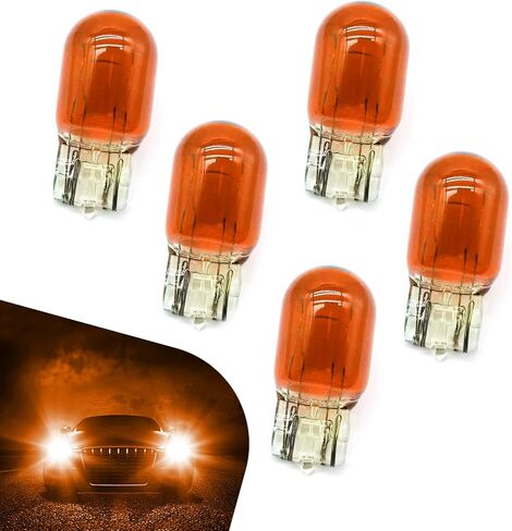 WZP 5 PCS 7443 Bulbs, T20 7444 1891 21/5W Glass Turn Signal Stop Brake Tail Light-Bulbs, DRL Indicator Light Miniature Bulb, Universal for Cars Trucks SUVs (Red) in Saudi Arabia