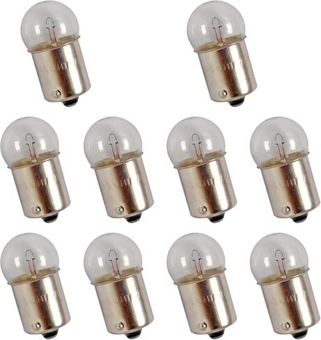 10 PCS 1156 Bulb, P21W S25 1141 7506 Ba15s 32cp Automotive Brake/Back Up/Reverse Light Clear Miniature Bulbs, Universal for Most Cars in Saudi Arabia