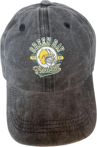 Green Bay Hat Vintage Football Lover Cap Sports Hat Grandpa Dad Gifts Cheese Hat for Men in Saudi Arabia