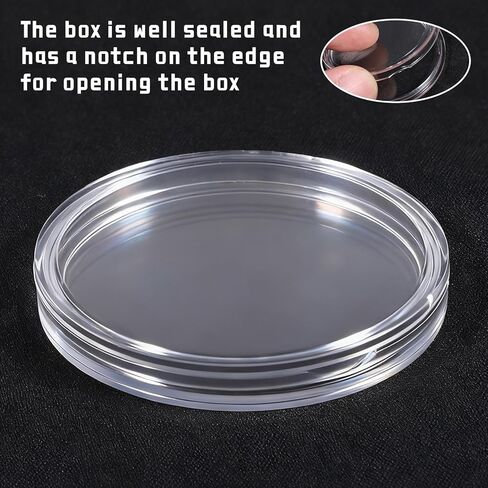 20 PCS 39mm Coin Capsule, Silver EagleCoin Holder Silver Round Holder Air Tight Coins Capsule Storage Case for Collectors Protectors Capsules, Round Collecting Supplies Fit EagleDollar in Saudi Arabia