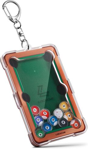 Billiard Shape Acrylic Fidget Keychain for Billiards Lovers, Cute Key Ring for Bag/Keys Decoration in Saudi Arabia
