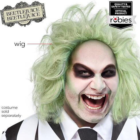 Rubies Beetlejuice 2: Beetlejuice Wig for Adults, Men's No Size in Saudi Arabia