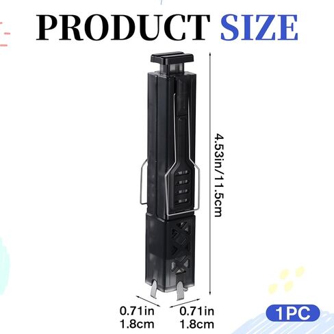 2-in-1 Switch Puller Keycap Puller, Translucent Stainless Steel Key Removal Tool with 4-Claw Grip One-Press Design Easy to Remove Replace Switch Key Cap for Gaming Mechanical Keyboards in Saudi Arabia