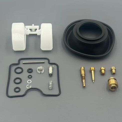 طقم إصلاح إعادة بناء المكربن ​​مع الحجاب الحاجز والطفو مناسب لسوزوكي GSX600F كاتانا 600 1998-2006 استبدال أجزاء الكربوهيدرات مع الطائرة الرئيسية #112.5#115 الطيار جيت #12.5 (4 عبوات) in Saudi Arabia