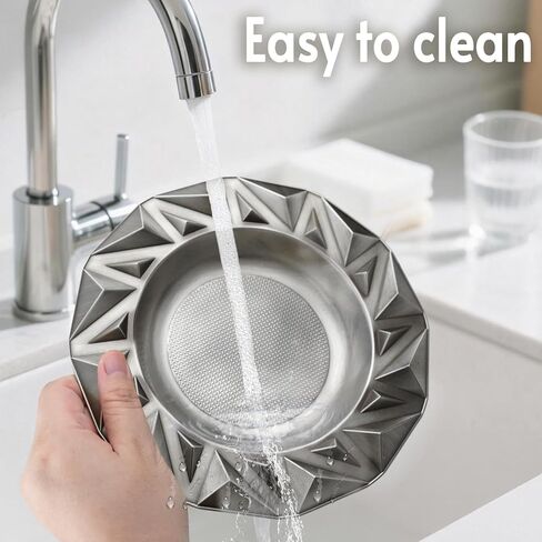 منفضة سجائر السيجار المعدنية المستديرة متعددة الأنابيب، منافض السجائر الكبيرة مقاس 8 بوصات، منفضة سجائر سيجار كبيرة للراحة في الهواء الطلق للفناء / الخارج / منفضة سجائر داخلية (وردية) in Kuwait