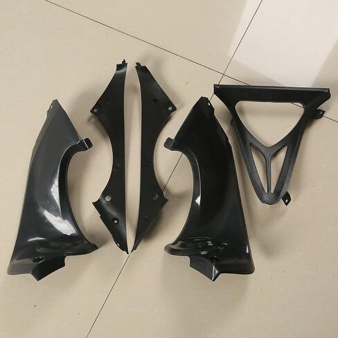 ABS حقن Fairings عدة هيكل السيارة صالح لياماها YZF 600 R6 YZF-R6 1998 1999 2000 2001 2002 (غير مصبوغ الأبيض 1 مجموعة) in Saudi Arabia