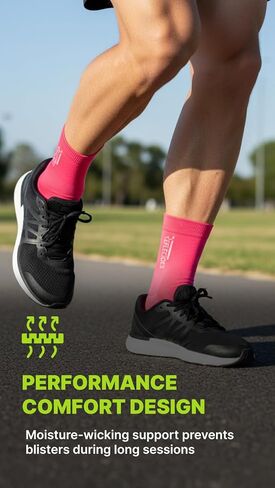 ReflecToes Fluorescent Running Socks (3 Pack) High Visibility Neon Safety Socks for Men & Women UV-Activated Day Glow in Saudi Arabia