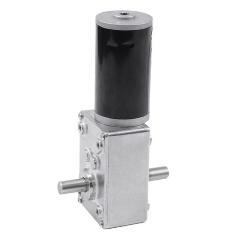 5840-31ZY Double Shaft Worm Gear Motor, DC High Torque 70KG Self Locking, Adjustable Speed Forward Reverse (7rpm 12V) in Saudi Arabia