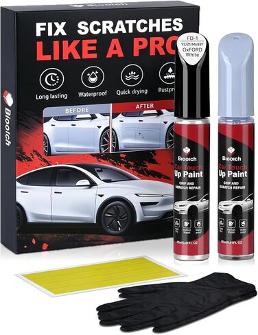 Summit White GAZ for Cadillac Touch Up Paint Kit[2K Clear Coat Included],Exact Color Match Touch Up Paint for Chip and Scratch in Saudi Arabia