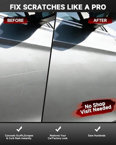 Summit White GAZ for Cadillac Touch Up Paint Kit[2K Clear Coat Included],Exact Color Match Touch Up Paint for Chip and Scratch in Saudi Arabia