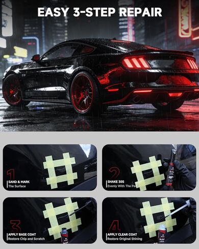 Summit White GAZ for Cadillac Touch Up Paint Kit[2K Clear Coat Included],Exact Color Match Touch Up Paint for Chip and Scratch in Saudi Arabia