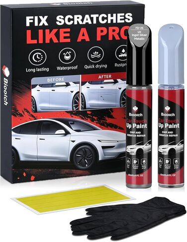 Summit White GAZ for Cadillac Touch Up Paint Kit[2K Clear Coat Included],Exact Color Match Touch Up Paint for Chip and Scratch in Saudi Arabia