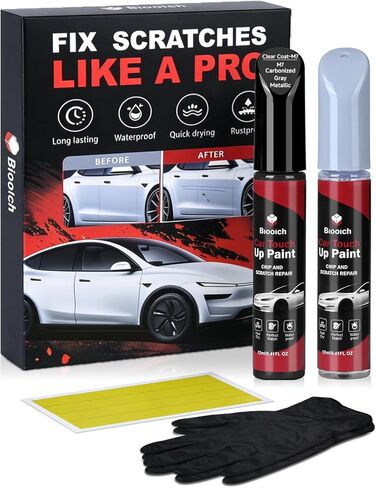 Summit White GAZ for Cadillac Touch Up Paint Kit[2K Clear Coat Included],Exact Color Match Touch Up Paint for Chip and Scratch in Saudi Arabia