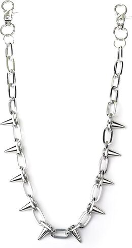 سلسلة المحفظة وسلاسل البنطلون للرجال - سلسلة مفاتيح بجيب الهيب هوب والجينز وسلسلة مفاتيح لراكبي الدراجات النارية، وإكسسوارات محفظة حقيبة القوطي in Kuwait