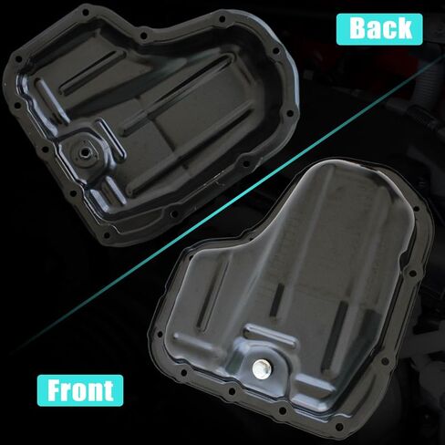 AUCERAMIC 12102F2010 Lower Engine Oil Pan Sump Fit for Toyota Corolla 2019-2021,Fit for Lexus UX200 UX250h 2019-2021, 2.0L,Oil Pan Sump with Drain Plug Replace# TOP44A, 1210224010 in Saudi Arabia