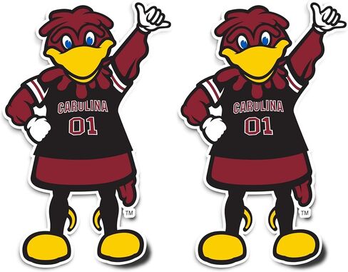 Desert Cactus University of South Carolina Gamecocks USC Cocky Vinyl Decal Laptop Water Bottle Car Scrapbook Sticker (IND 12) in Saudi Arabia