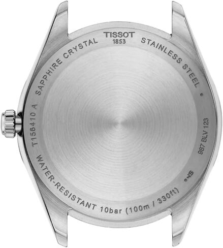 Tissot Ballade 40mm, Swiss Quartz Watch for Men, Stainless Steel Case, Blue Dial, T1564101135100 in Saudi Arabia