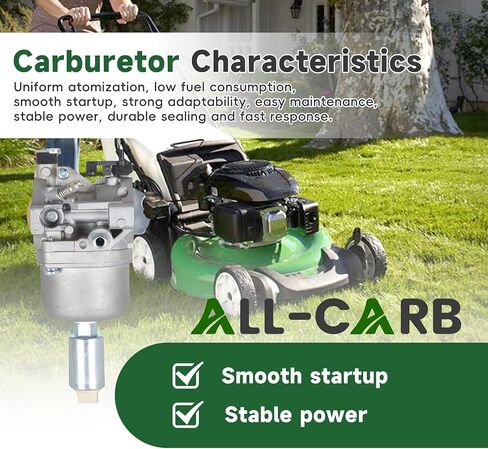 ALL-CARB 795873 Carburetor Replacement for John Deere LA105 Riding Mower Tractor 42" 19.5HP Replacement for 13.5HP Engine 31F707 350777 14HP V-Twin 808728 Carb 697203 795873 808891 in Saudi Arabia