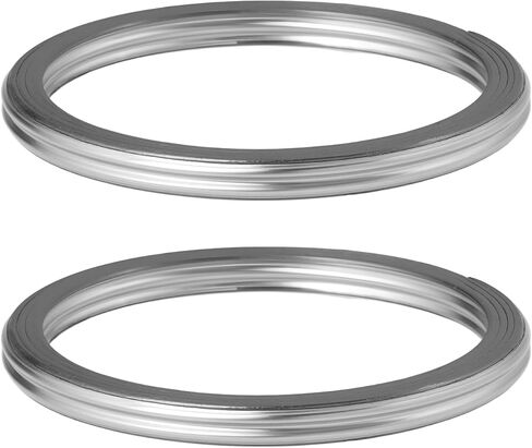 2Pcs Exhaust Gasket 61x50x5.2mm Compatible with Toyota Auris Celica Corolla MR2 in Kuwait