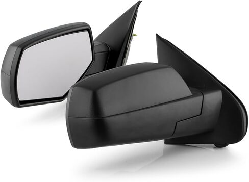AKKON - Fit 2014 2015 2016 2017 2018 Chevy Silverado 1500 14-18 Power Heated Manual Fold Mirror OE Style Texture Black Driver - Passenger Side in Saudi Arabia