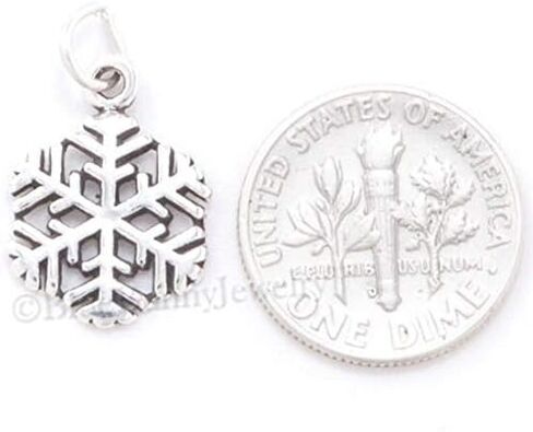 SNOWFLAKE الصلبة 925 فضة عيد الميلاد SNOW FLAKE قلادة سوار سحر in Saudi Arabia