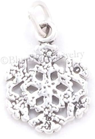 SNOWFLAKE الصلبة 925 فضة عيد الميلاد SNOW FLAKE قلادة سوار سحر in Saudi Arabia