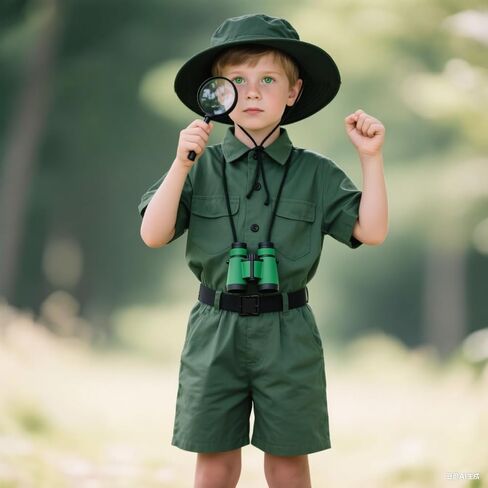 Kids Explorer Adventurer Costume Boys Girls Outdoor Kit Safari Camping Jungle Seeker Trailblazer Cosplay in Saudi Arabia