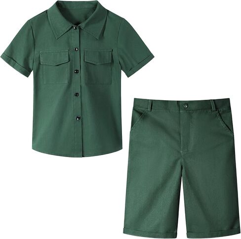Kids Explorer Adventurer Costume Boys Girls Outdoor Kit Safari Camping Jungle Seeker Trailblazer Cosplay in Saudi Arabia