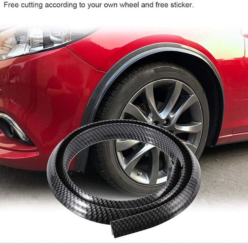 Ejoyous Car Fiber Trim Strip, 1.5m/59in Universal Fit, Black Rubber, Left, Car in Saudi Arabia