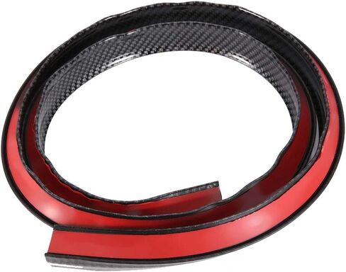 Ejoyous Car Fiber Trim Strip, 1.5m/59in Universal Fit, Black Rubber, Left, Car in Saudi Arabia